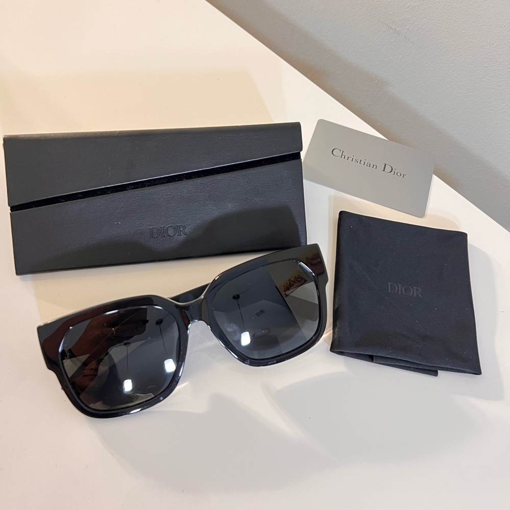 Dior Oversized Square Acetate Sunglasses